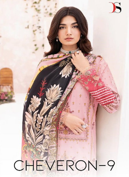 Cheveron Lawn 9 By Deepsy Mal Mal Cotton Pakistani Suits Wholesale Price In Surat